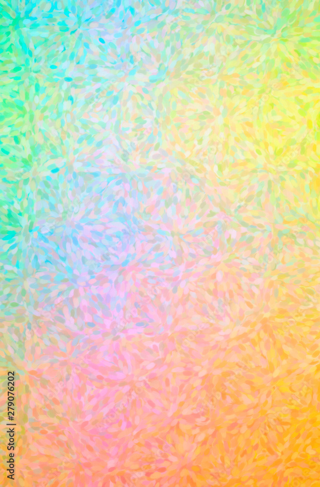 Abstract illustration of orange, yellow Impressionist Pointlilism background Abstract illustration of orange, yellow Impressionist Pointlilism background