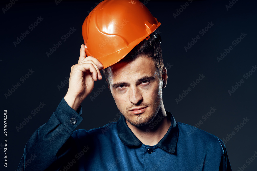portrait of construction worker portrait of construction worker