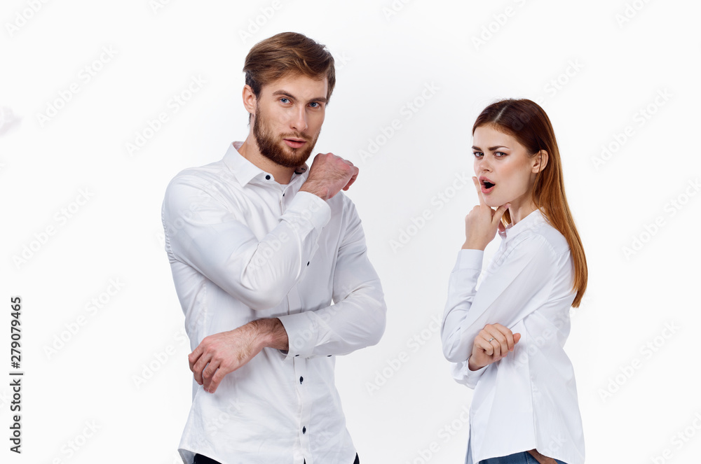 man and woman fighting man and woman fighting