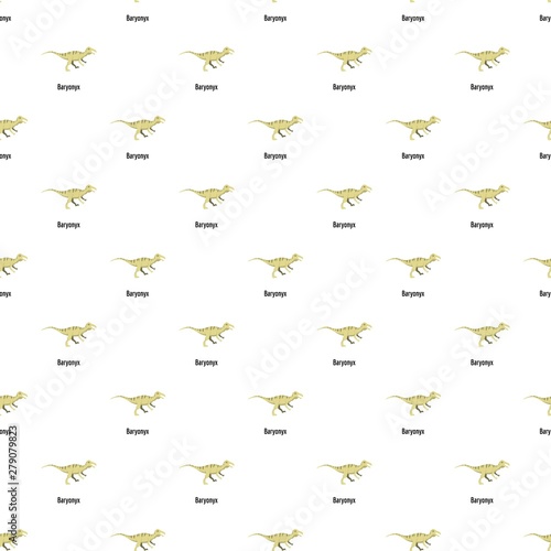 Baryonyx pattern seamless vector repeat for any web design