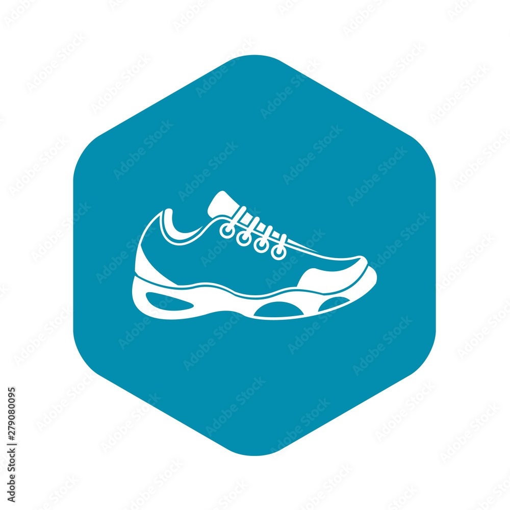 Sneakers for tennis icon. Simple illustration of sneakers for tennis vector icon for web Sneakers for tennis icon. Simple illustration of sneakers for tennis vector icon for web