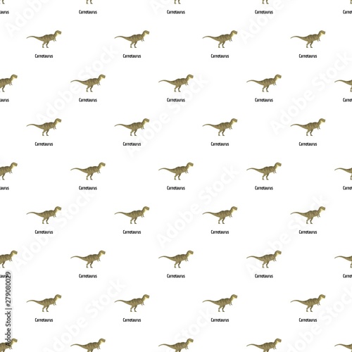 Carnotaurus pattern seamless vector repeat for any web design