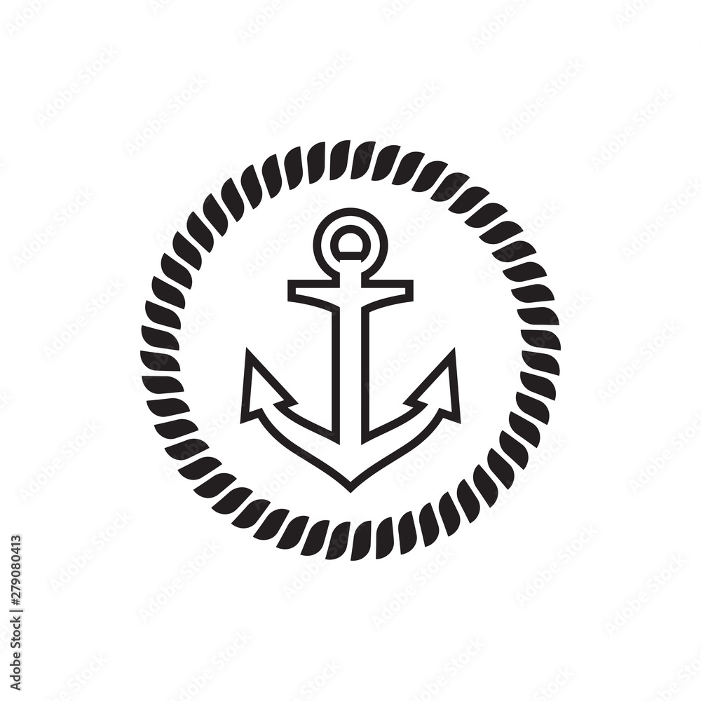 Anchor icon graphic design template vector illustration Anchor icon graphic design template vector illustration