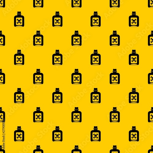 Poison pattern seamless vector repeat geometric yellow for any design