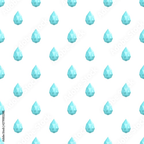 Teardrop shaped diamond pattern seamless vector repeat for any web design
