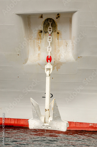 Cruise liner Ship anchor photo