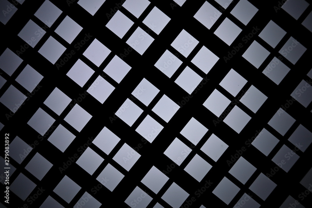 windows of modern building style ,in elevator 