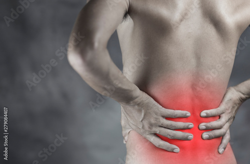 Man with back pain