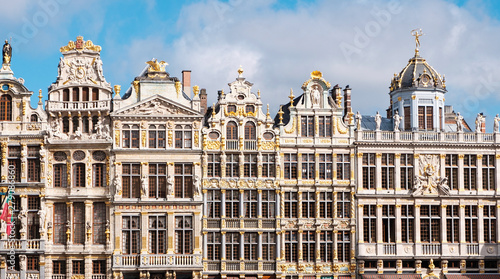 Photography Grand place square and buildings