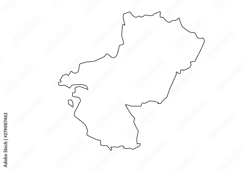 Region Pays de la Loire Map in france