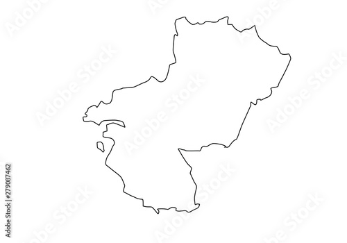 Region Pays de la Loire Map in france