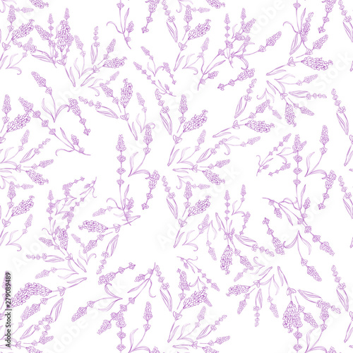 Modern abstract design template with pink lavender violet pattern on purple background for textile design. Fabric texture. © WI-tuss