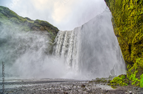Iceland Skógafoss waterfall
