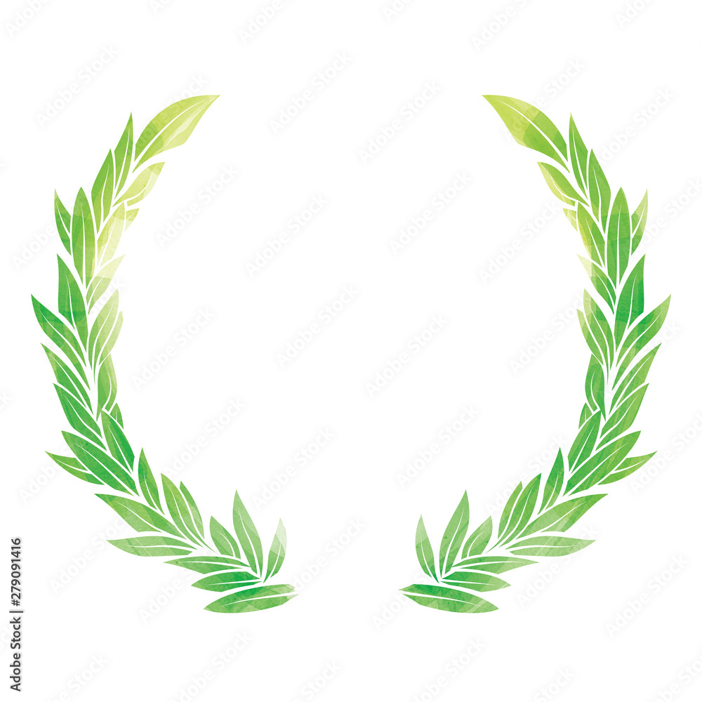 水彩タッチの月桂樹 月桂冠のオーナメント フレーム 勝利 栄光のイメージ アイコン Stock Vector Adobe Stock 水彩タッチの月桂樹 月桂冠のオーナメント フレーム 勝利 栄光のイメージ アイコン Stock Vector Adobe Stock