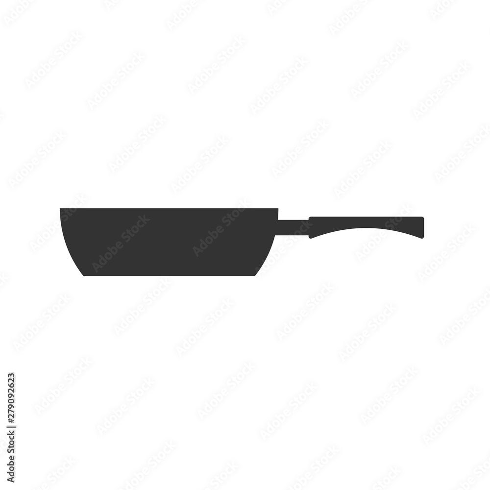 Cooking pan icon template color editable. Kitchen tools symbol vector sign isolated on white background. Simple logo vector illustration for graphic and web design. Cooking pan icon template color editable. Kitchen tools symbol vector sign isolated on white background. Simple logo vector illustration for graphic and web design.