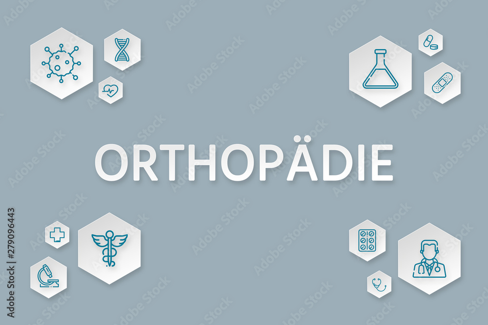 Naklejka premium Pharma Orthopädie