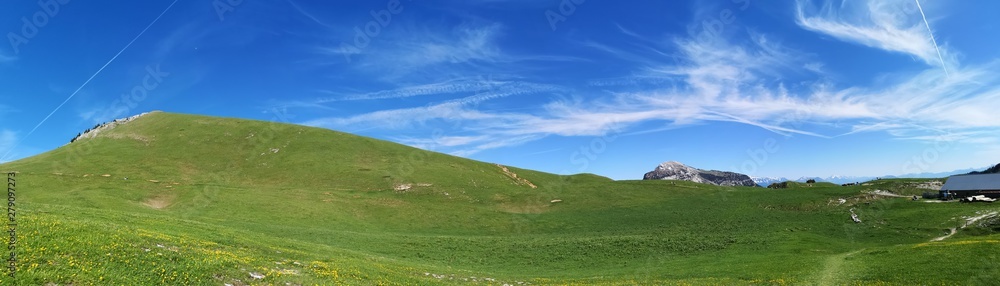 panorama - alpage du charmant som en chartreuse