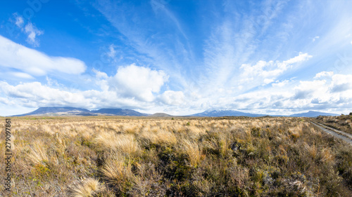 Mount Ruapehu volcano in New Zealand