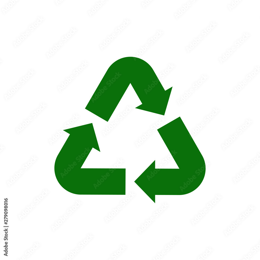 Recycle icon vector symbol illustration Recycle icon vector symbol illustration