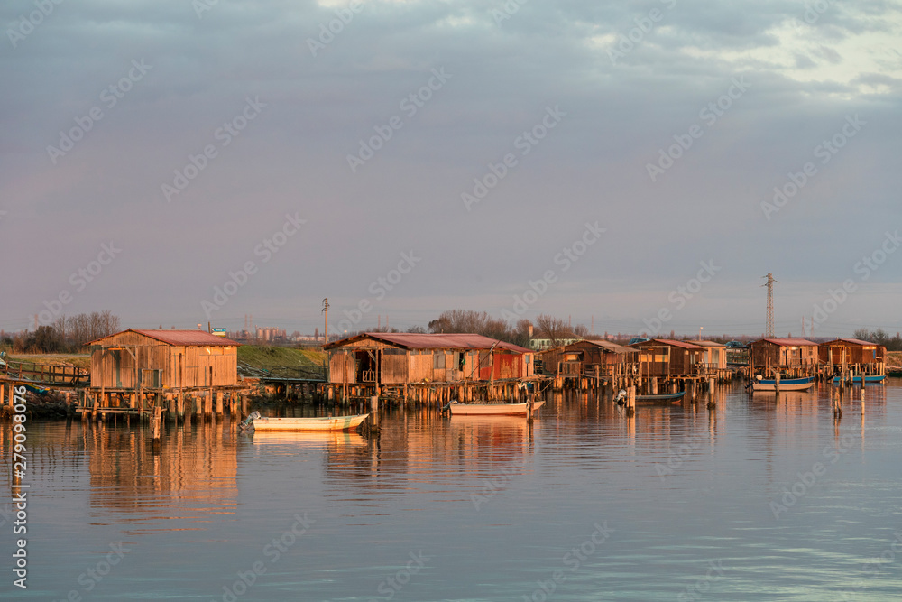 The Po delta in Italy The Po delta in Italy