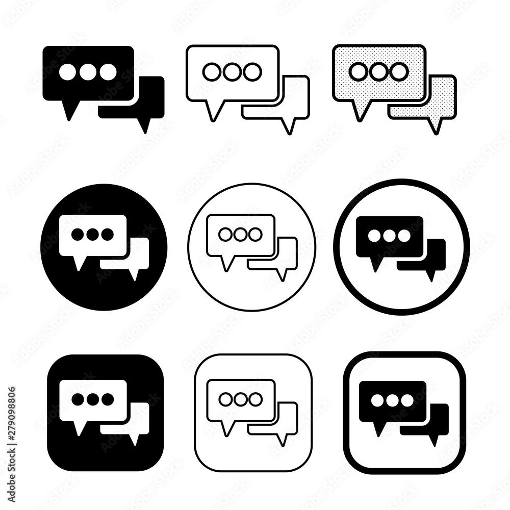 speech bubbles icon symbol sign speech bubbles icon symbol sign