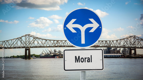 Street Sign to Moral