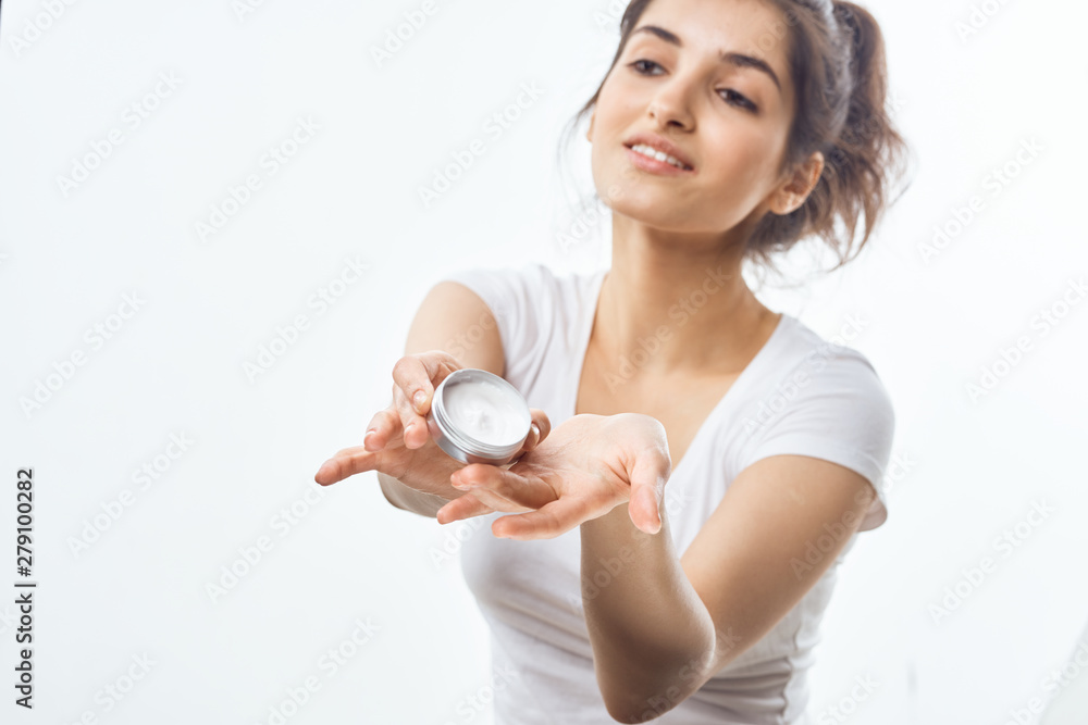 young woman holding an egg young woman holding an egg