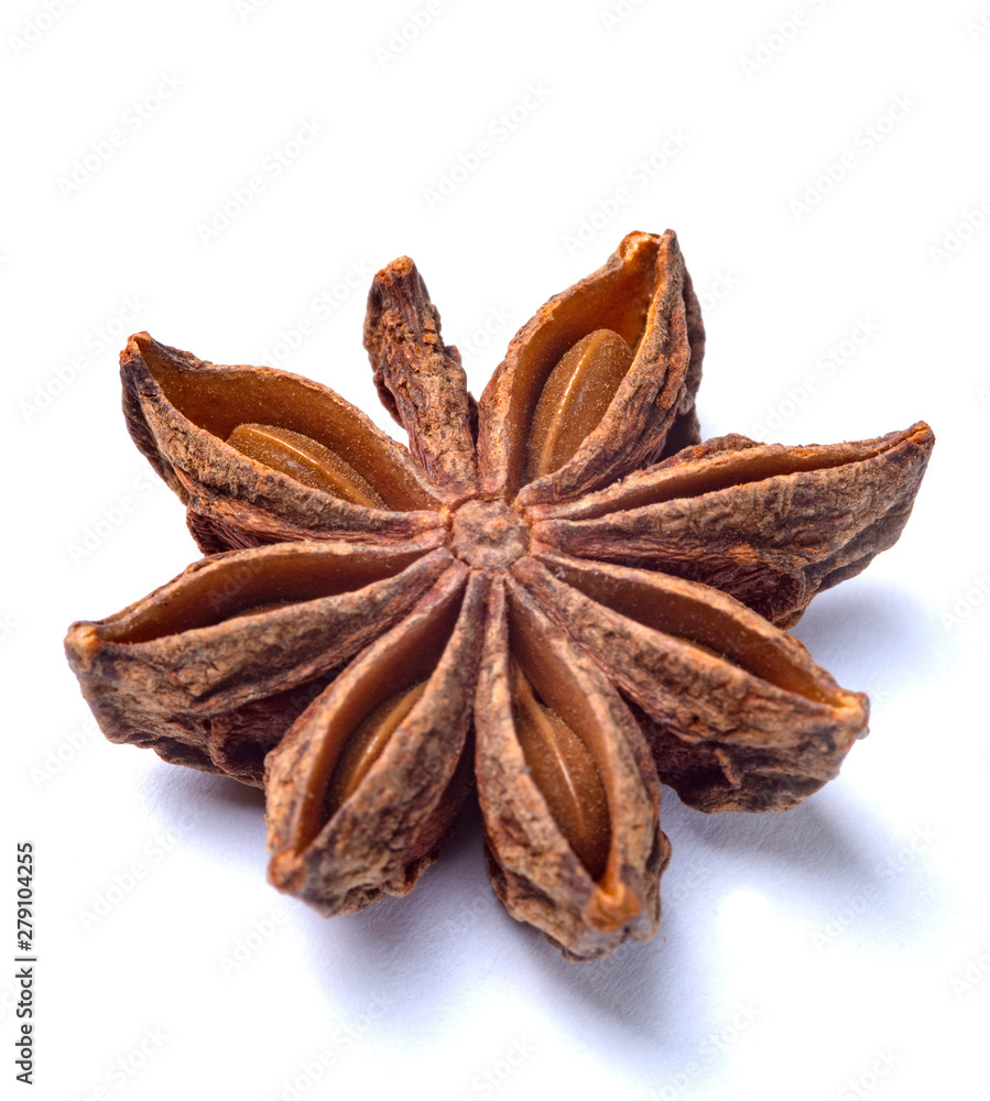 Anise isolated on white background. Clipping path. Anise isolated on white background. Clipping path.