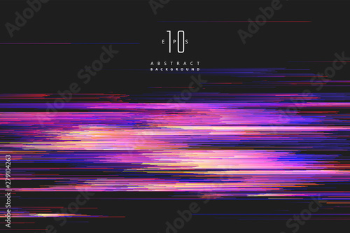 Colorful lines constitute an abstract background, vector graphic.