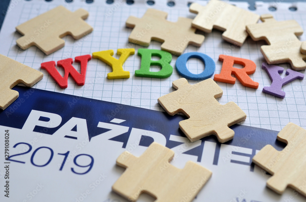 Obraz premium Wybory parlamentarne w Polsce