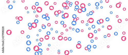 Social Network marketing like and heart icon