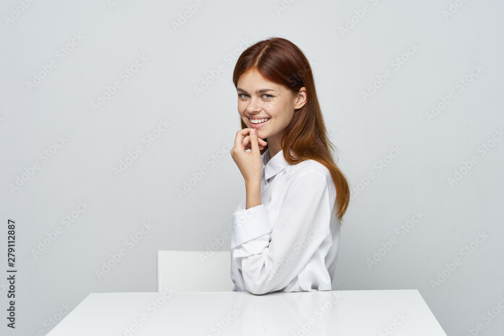 business woman working on laptop business woman working on laptop