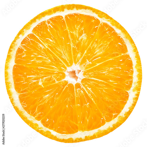 Canvastavla Orange slice isolated