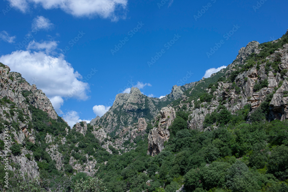 Gorge d'Heric Mons la Trivalle Languedoc France Gorge d'Heric Mons la Trivalle Languedoc France