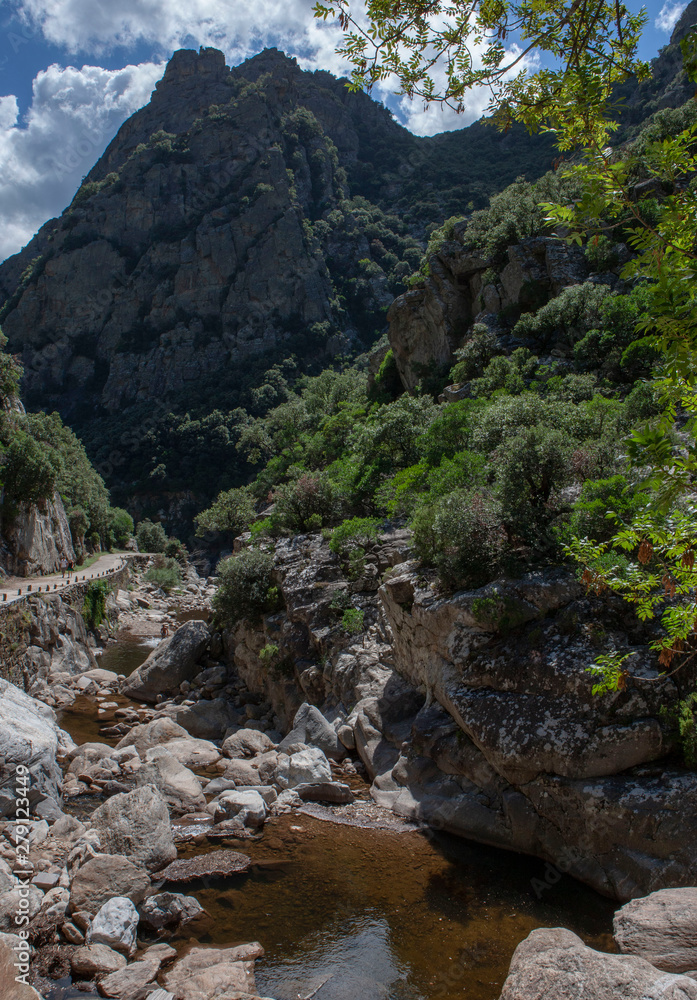 Gorge d'Heric Mons la Trivalle Languedoc France 