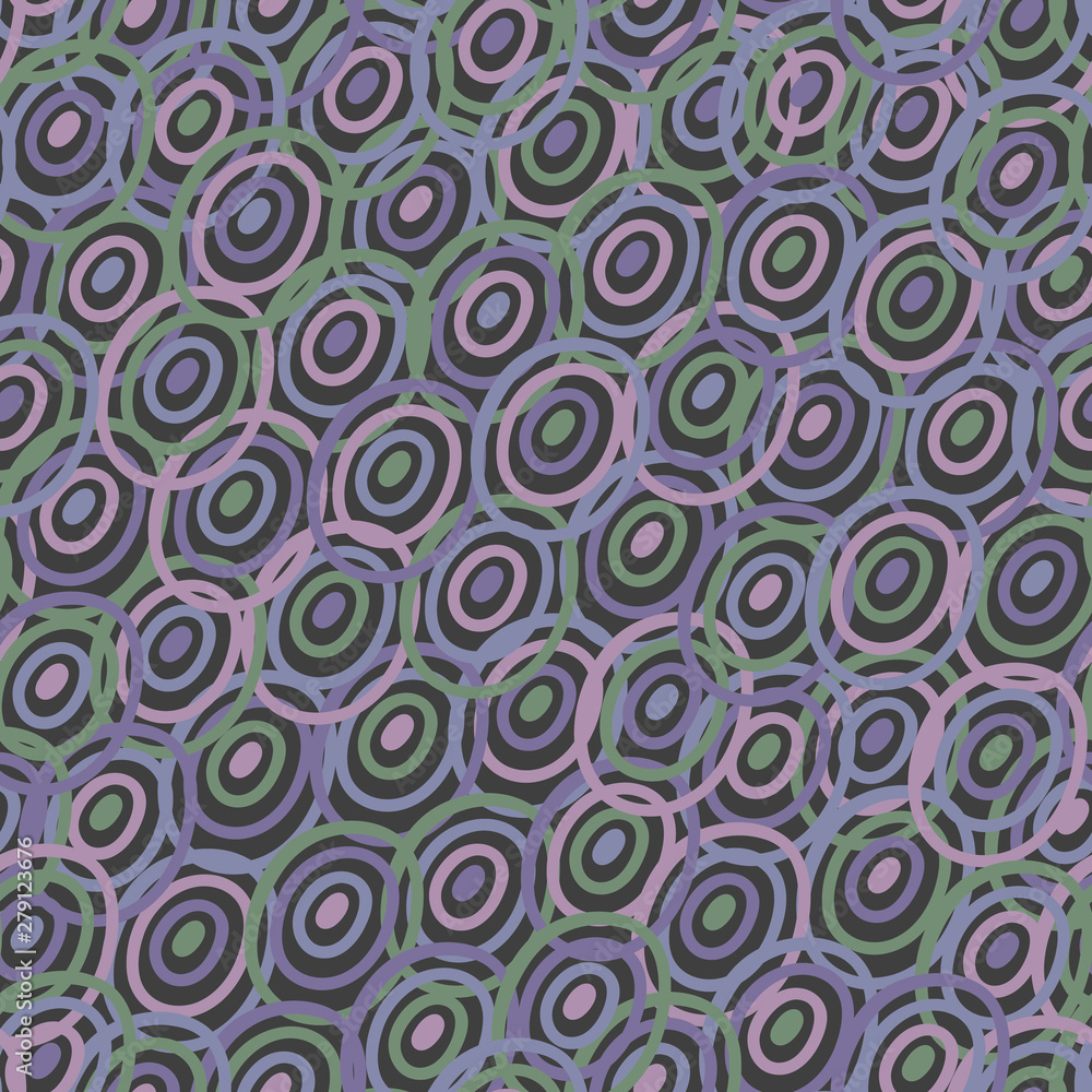 A seamless vector abstract pattern with purple circles. Surface print design. A seamless vector abstract pattern with purple circles. Surface print design.