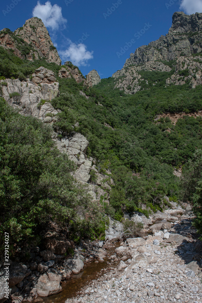Gorge d'Heric Mons la Trivalle Languedoc France Gorge d'Heric Mons la Trivalle Languedoc France