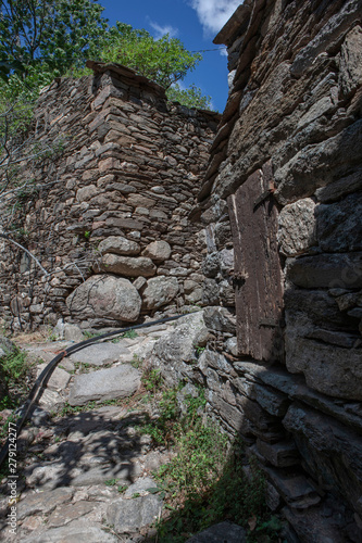 Mons la Trivalle Languedoc France Gorge d'Heric Abandoned village countryside