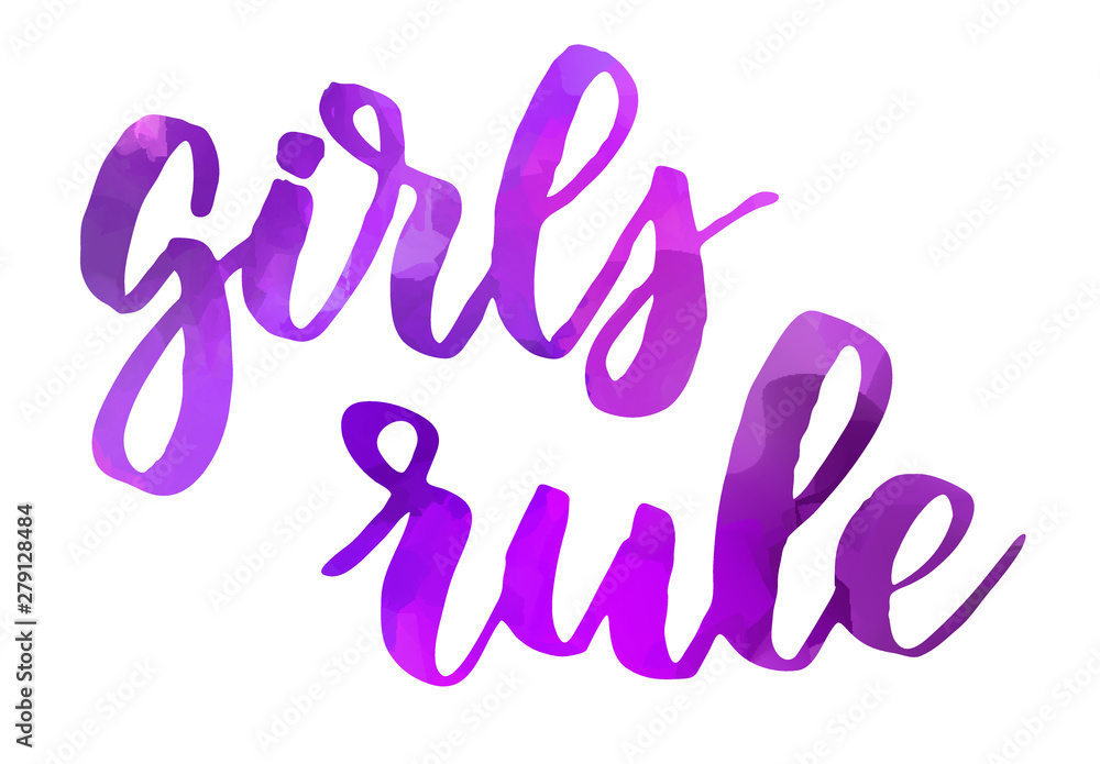 Girls rule handlettering Girls rule handlettering