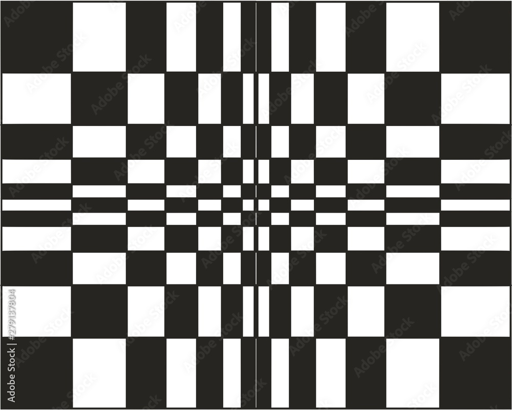 Fototapeta premium black and white color abstract background, two tone classic pattern