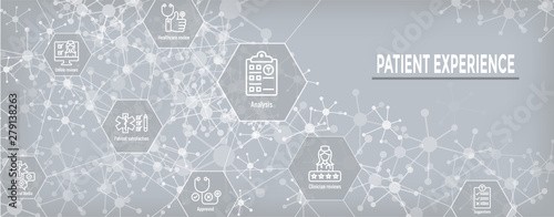 Patient Satisfaction Icon Set & Web Header Banner