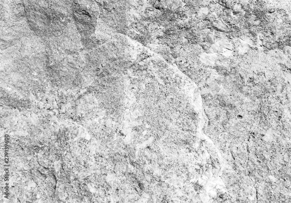 Fototapeta premium Natural white stone, frontal view. Texture