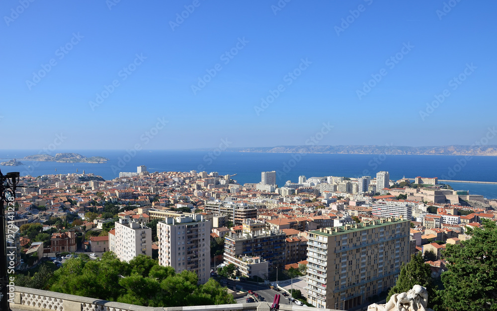 View of the city panorama