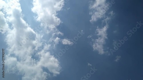 Timelapse With Beautiful Clouds Moving