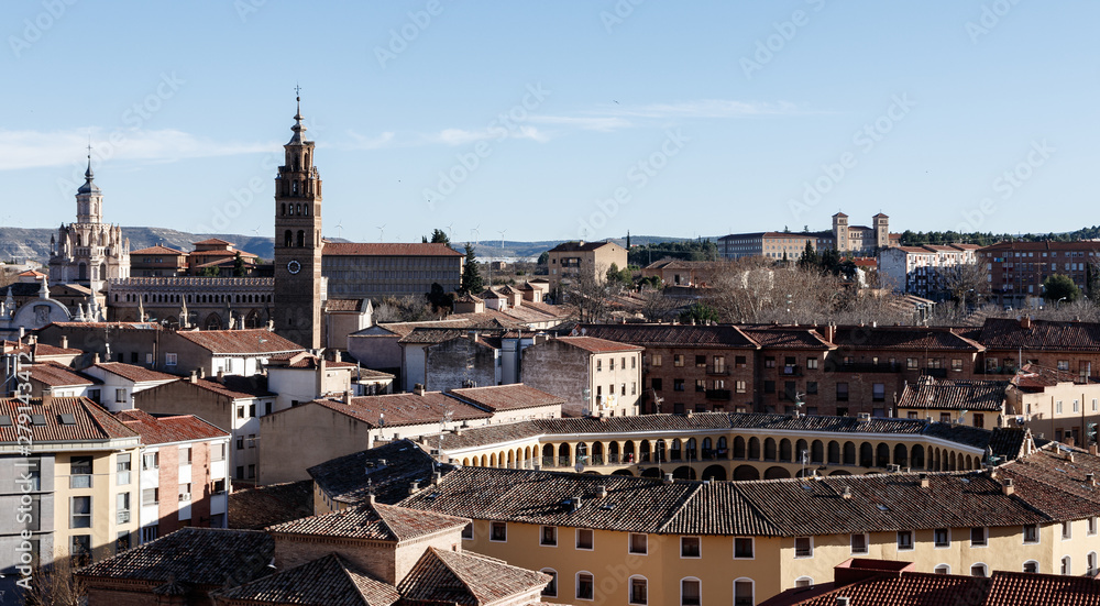 view of the ancient town of tarazona