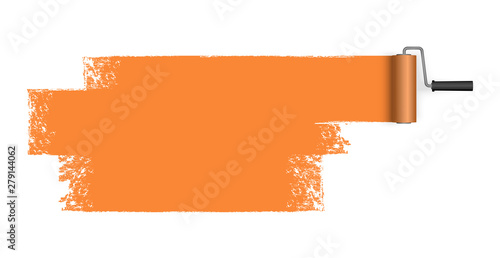 paint roller concept with marking