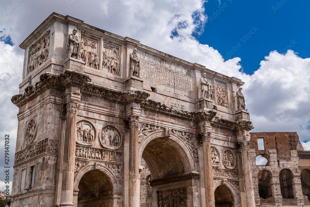 Roman Forum, the Arch of Constantine