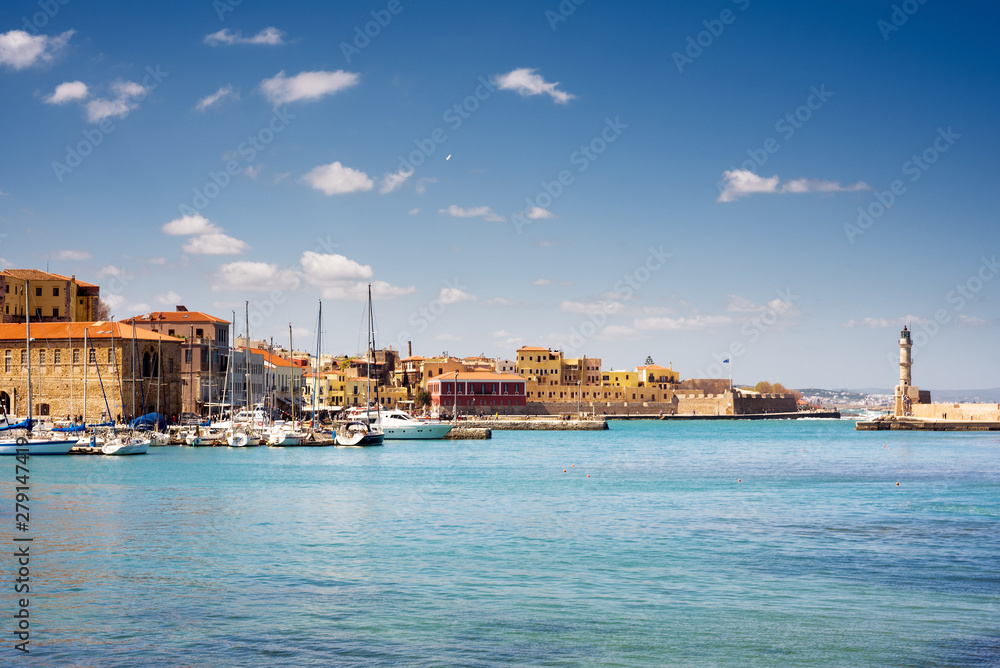 Old port in Chania, Crete Stock Photo | Adobe Stock