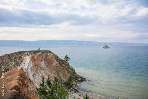 Lake Baikal Olkhon island in the summer