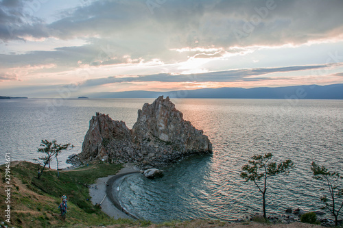 Lake Baikal Olkhon island in the summer